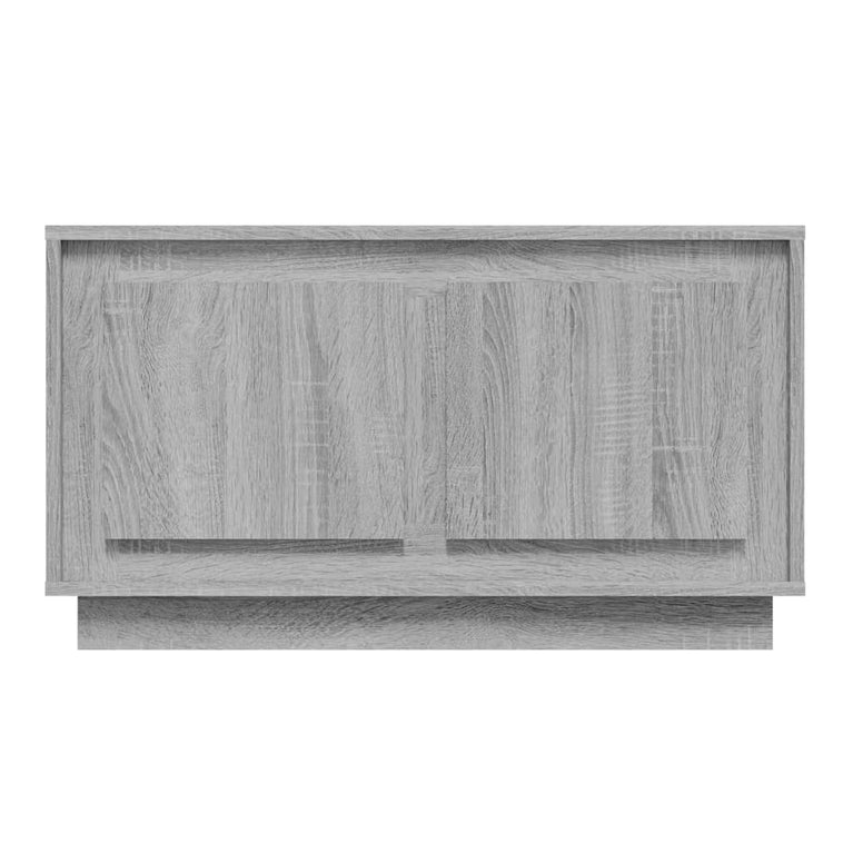 Tv-meubel 80x35x45 cm bewerkt hout grijs sonoma eikenkleurig MeubelReus