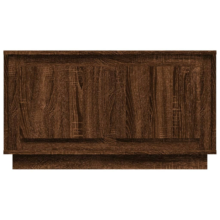 Tv-meubel 80x35x45 cm bewerkt hout bruin eikenkleur MeubelReus