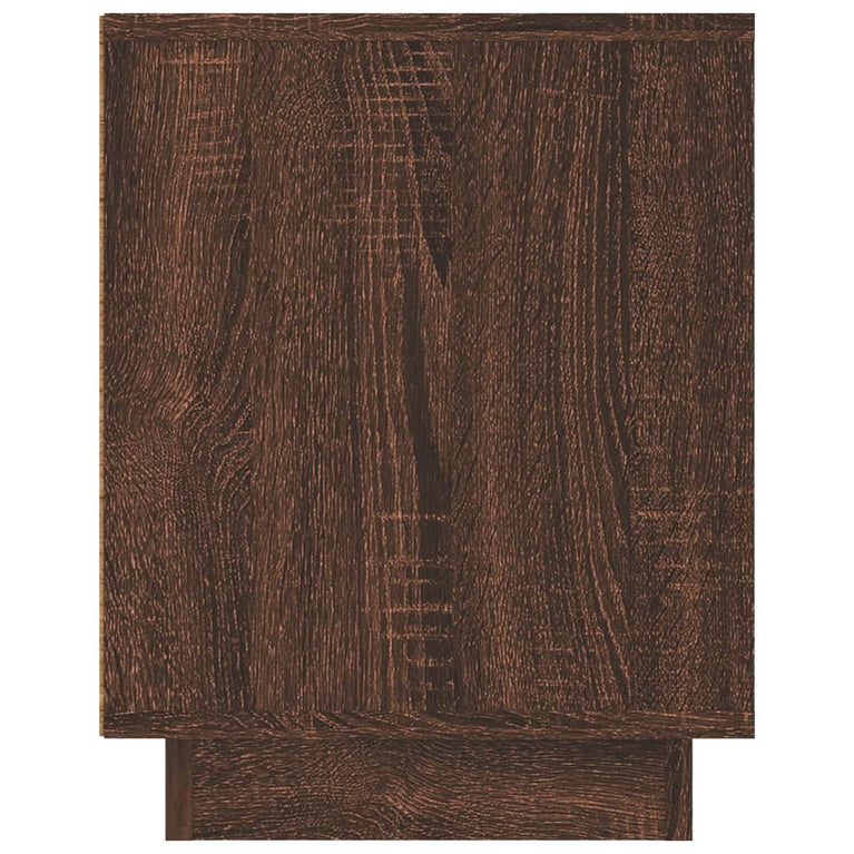 Tv-meubel 80x35x45 cm bewerkt hout bruin eikenkleur MeubelReus