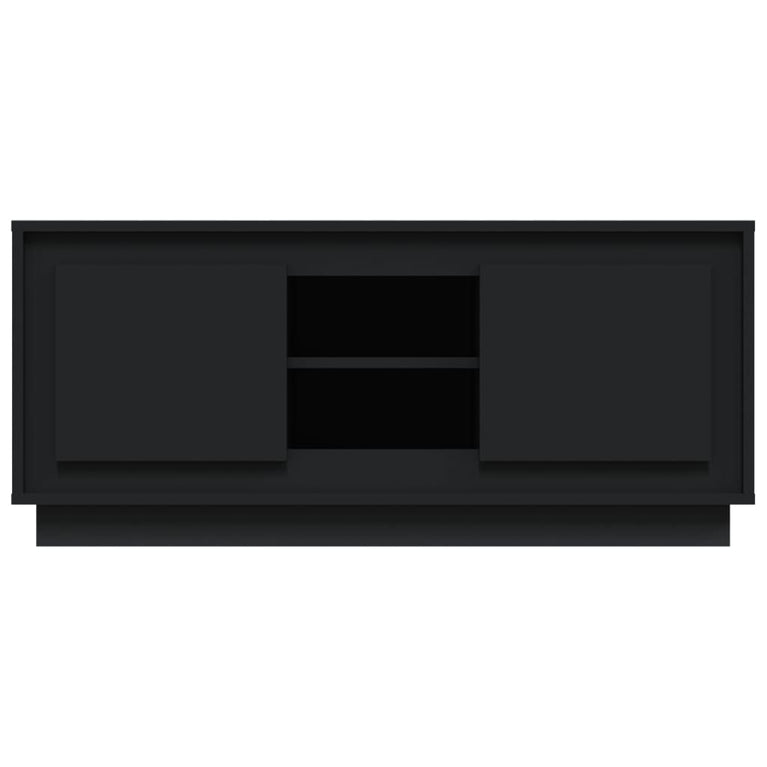 Tv-meubel 102x35x45 cm bewerkt hout zwart MeubelReus