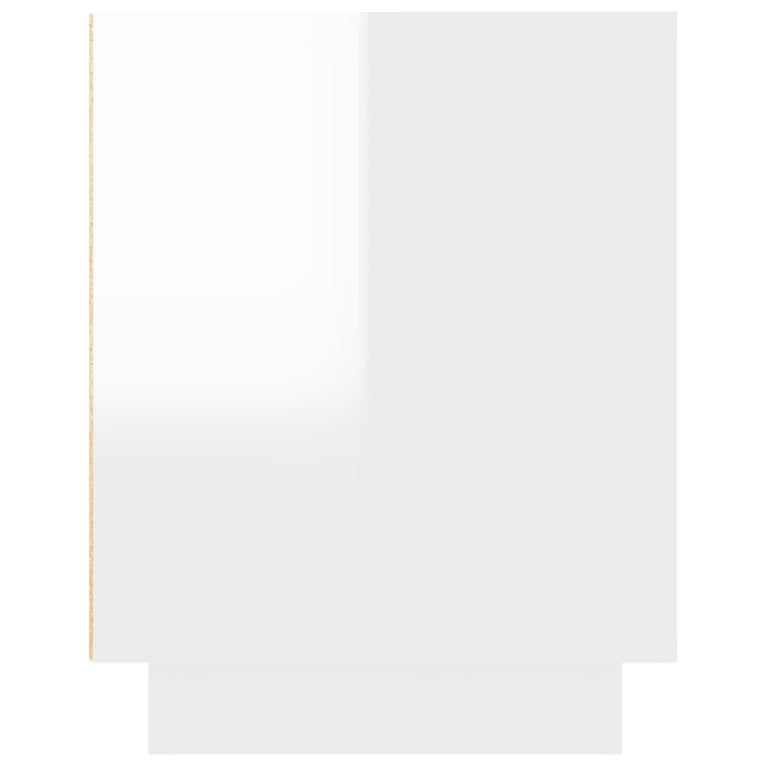 Tv-meubel 102x35x45 cm bewerkt hout hoogglans wit MeubelReus