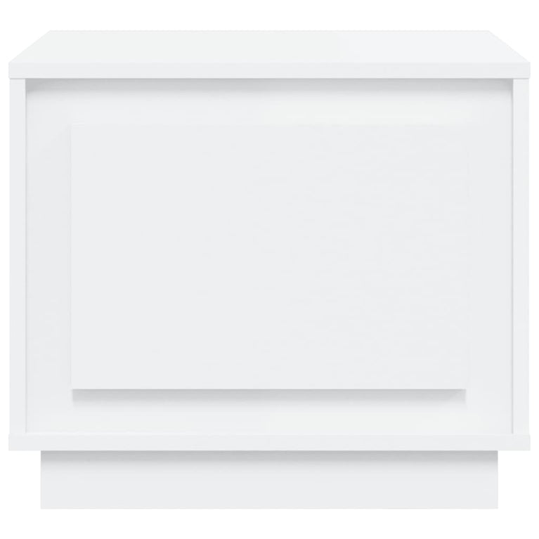 Salontafel 51x50x44 cm bewerkt hout wit MeubelReus