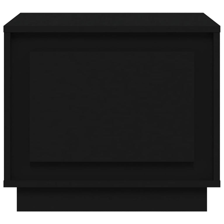 Salontafel 51x50x44 cm bewerkt hout zwart MeubelReus