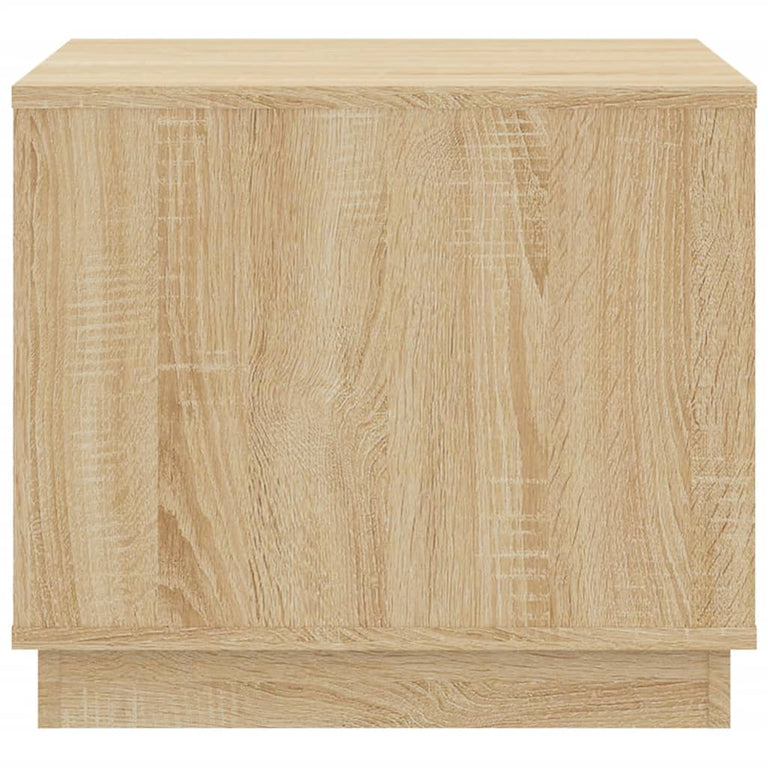 Salontafel 51x50x44 cm bewerkt hout sonoma eikenkleurig MeubelReus