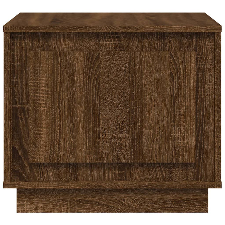 Salontafel 51x50x44 cm bewerkt hout bruin eikenkleur MeubelReus
