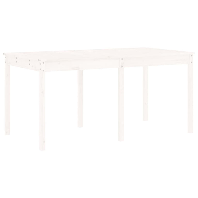 13-delige Tuinset massief grenenhout wit