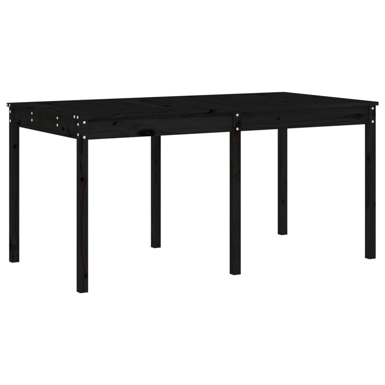 13-delige Tuinset massief grenenhout zwart