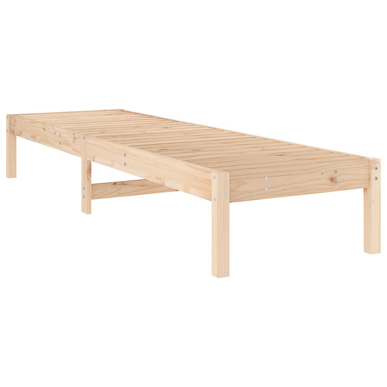Ligstoel 199,5x60x74 cm massief grenenhout