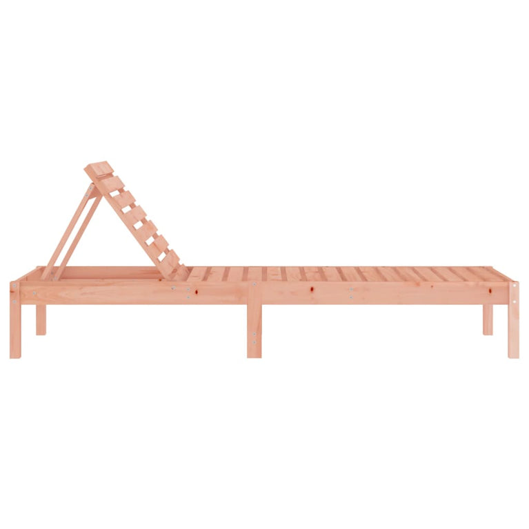 Ligbed 199,5x60x74 cm massief douglashout