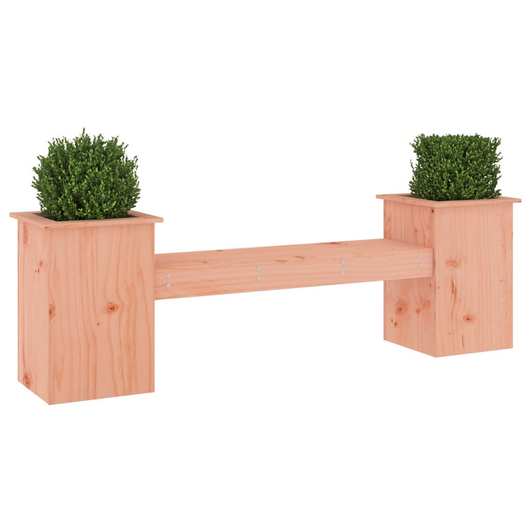 Bankje met plantenbakken 184,5x39,5x56,5 cm grenenhout douglas MeubelReus