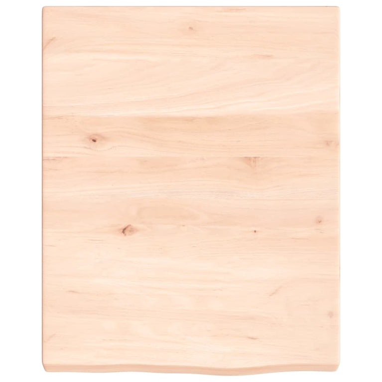 Wandschap 40x50x4 cm onbehandeld massief eikenhout