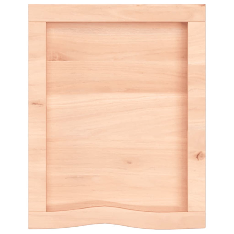 Wandschap 40x50x4 cm onbehandeld massief eikenhout