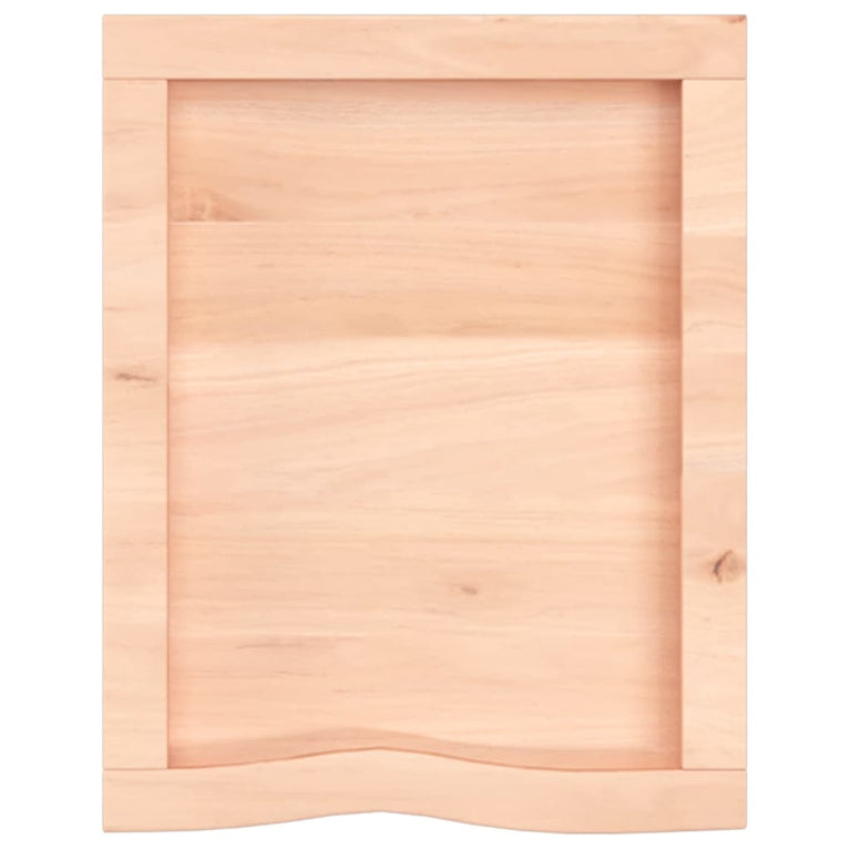 Wandschap 40x50x4 cm onbehandeld massief eikenhout