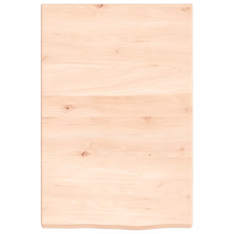 Wandschap 40x60x4 cm onbehandeld massief eikenhout