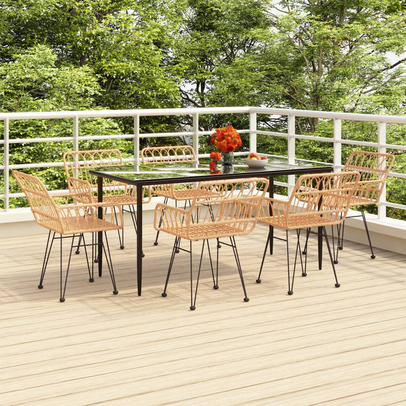 7-delige Tuinset poly rattan MeubelReus