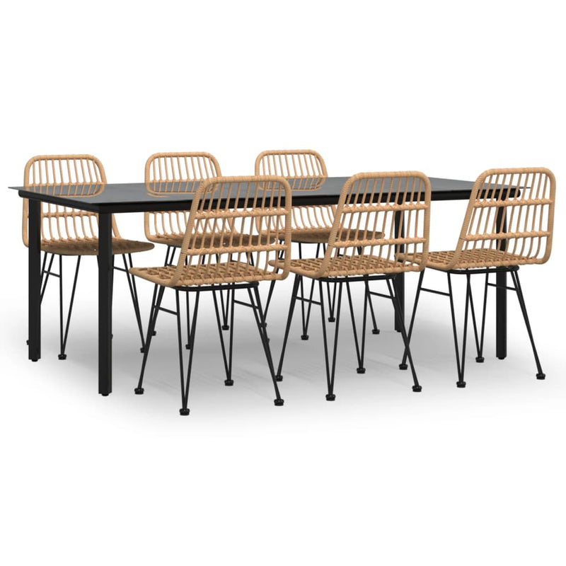 7-delige Tuinset poly rattan MeubelReus