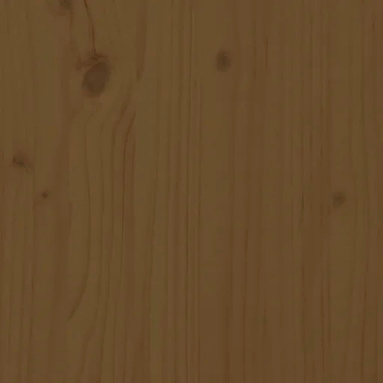 3-delige Loungeset met kussens massief hout honingbruin MeubelReus
