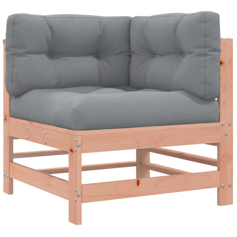 3-delige Loungeset met kussens massief douglashout MeubelReus