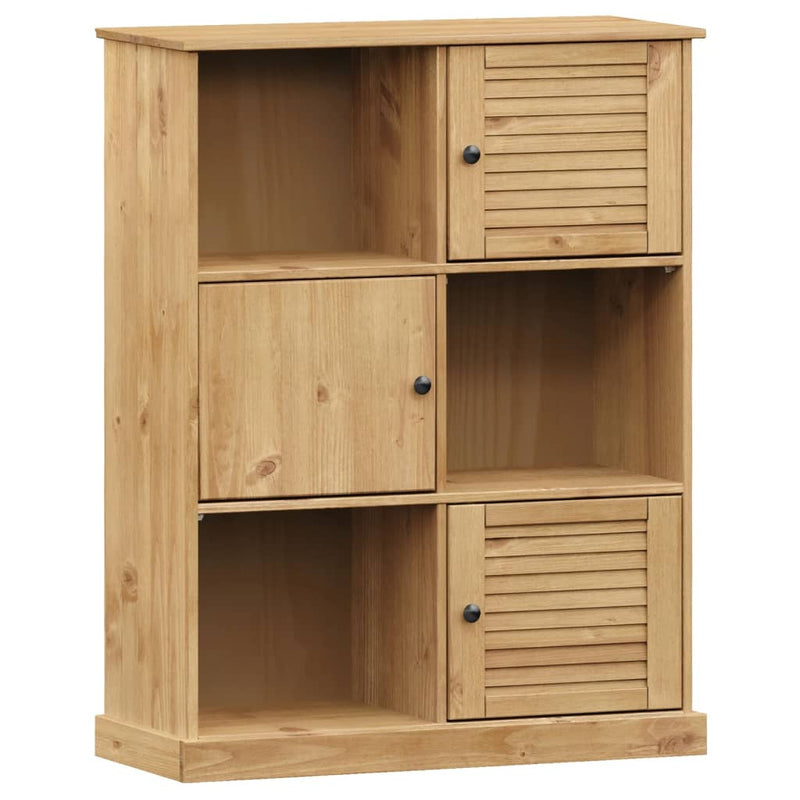 Boekenkast VIGO 90x35x114,5 cm massief grenenhout MeubelReus