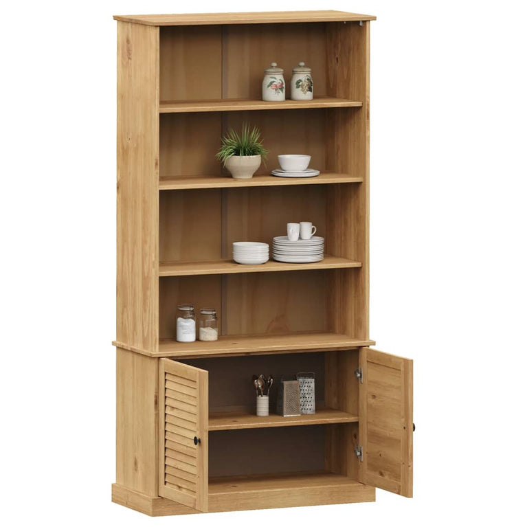Boekenkast VIGO 85x35x170 cm massief grenenhout MeubelReus