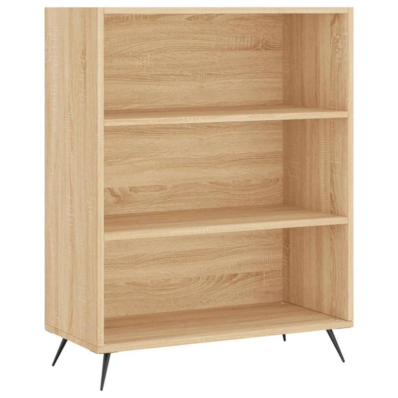 Boekenkast 69,5x32,5x90 cm bewerkt hout sonoma eikenkleurig MeubelReus