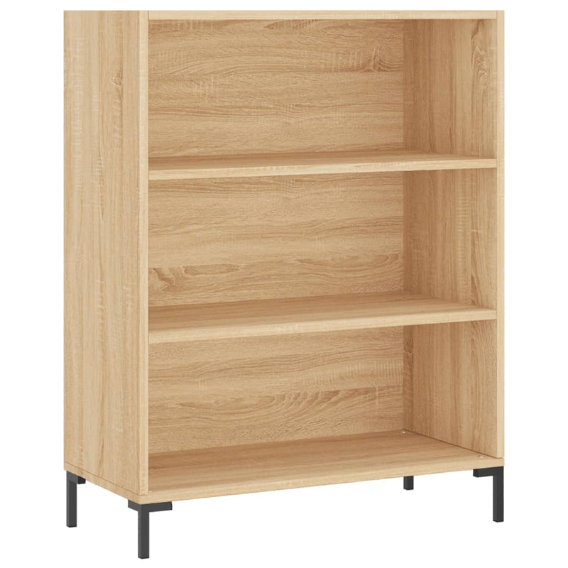 Boekenkast 69,5x32,5x90 cm bewerkt hout sonoma eikenkleurig MeubelReus