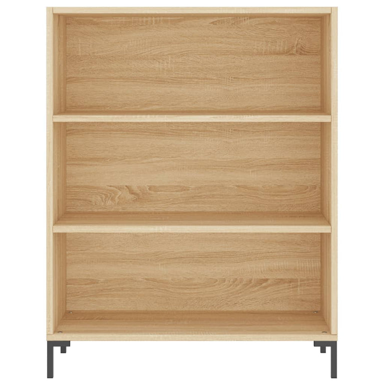 Boekenkast 69,5x32,5x90 cm bewerkt hout sonoma eikenkleurig MeubelReus