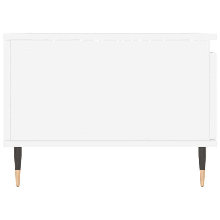 Salontafel 90x50x36,5 cm bewerkt hout wit MeubelReus