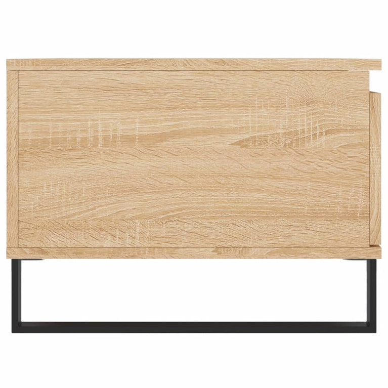 Salontafel 90x50x36,5 cm bewerkt hout sonoma eikenkleurig MeubelReus