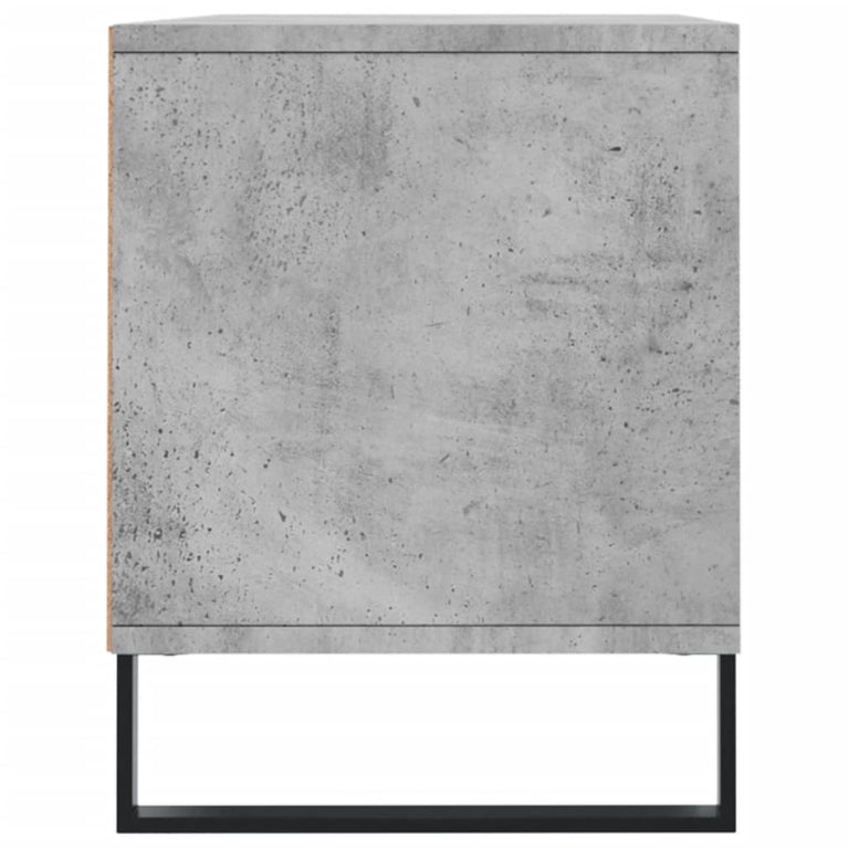 Tv-meubel 100x34,5x44,5 cm bewerkt hout betongrijs MeubelReus