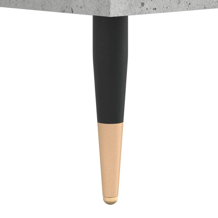 Badkamerkast 30x30x100 cm bewerkt hout betongrijs MeubelReus