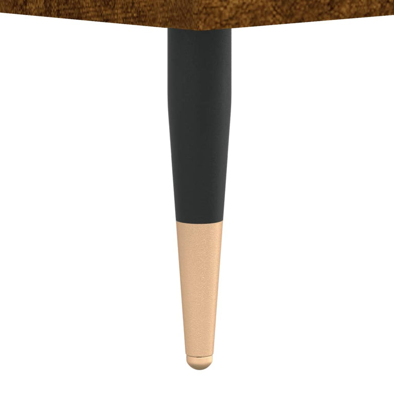 Badkamerkast 58x33x60 cm bewerkt hout gerookt eikenkleurig MeubelReus