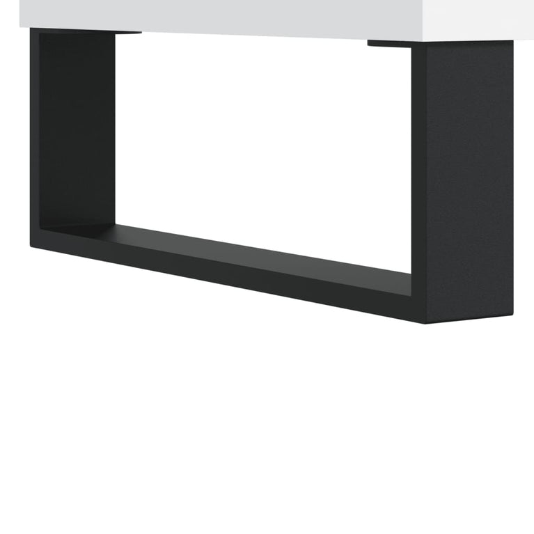Badkamerkast 58x33x60 cm bewerkt hout wit MeubelReus