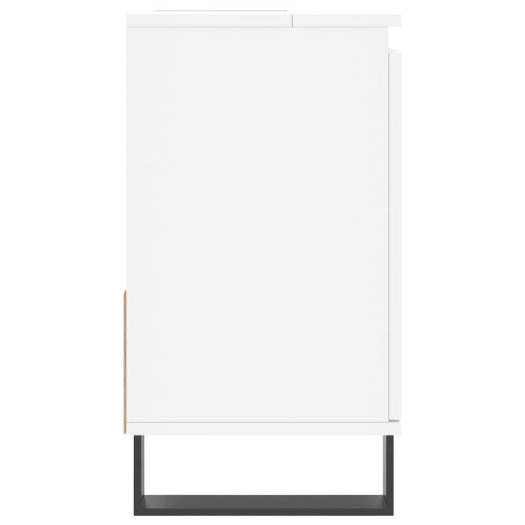 Badkamerkast 65x33x60 cm bewerkt hout wit MeubelReus