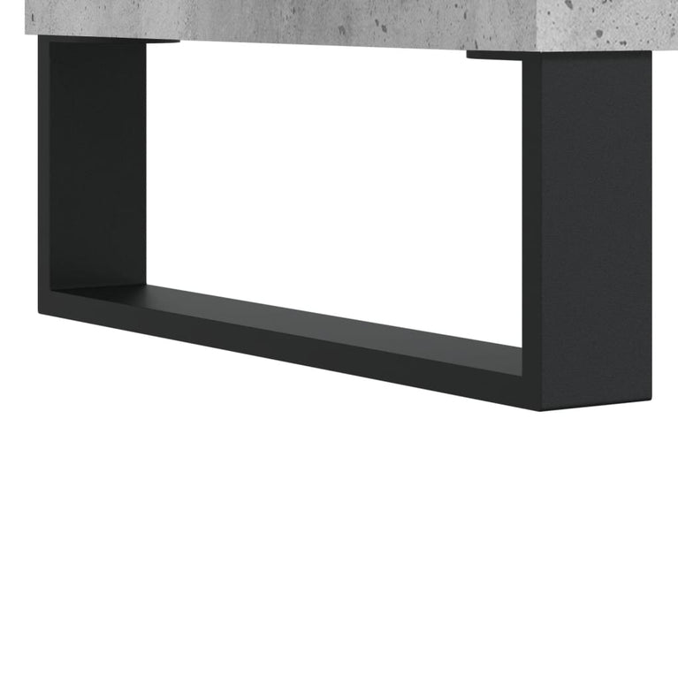 Badkamerkast 65x33x60 cm bewerkt hout betongrijs MeubelReus