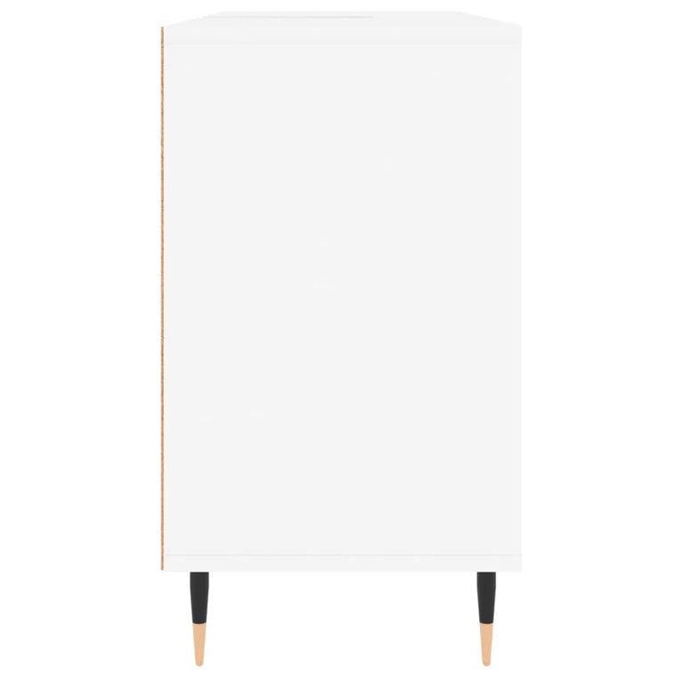 Badkamerkast 80x33x60 cm bewerkt hout wit MeubelReus