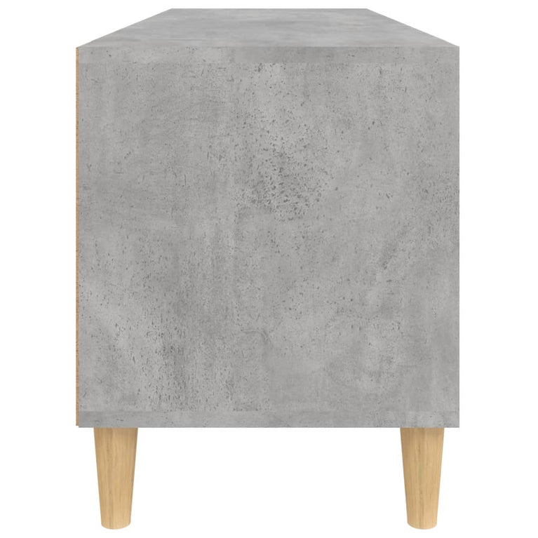 Tv-meubel 100x34,5x44,5 cm bewerkt hout betongrijs MeubelReus