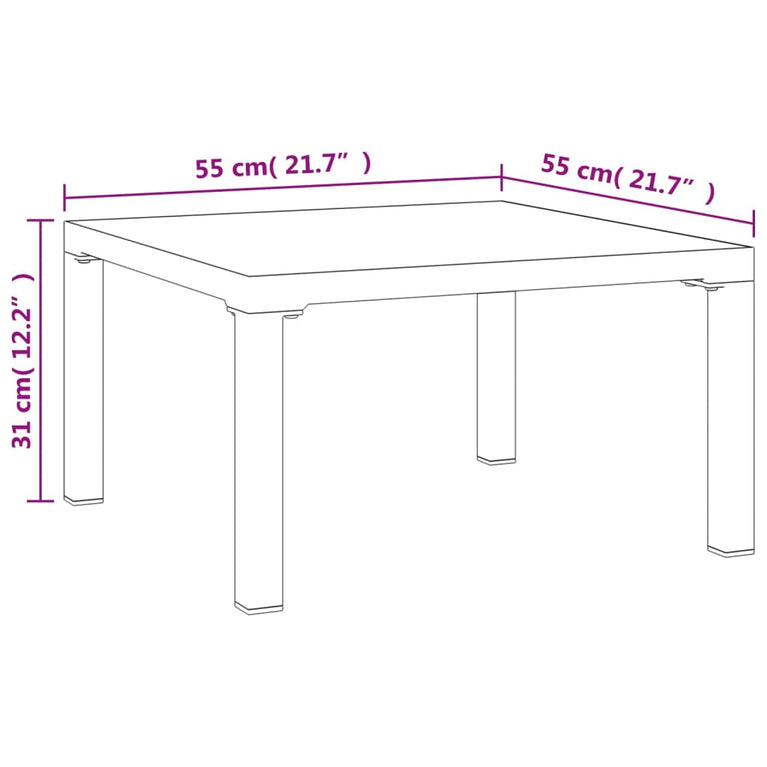 3-delige Loungeset met kussens poly rattan zwart en grijs MeubelReus