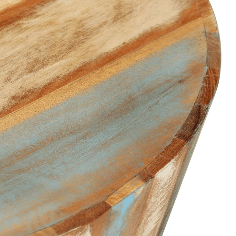 Salontafel Ø52x30 cm massief gerecycled hout MeubelReus