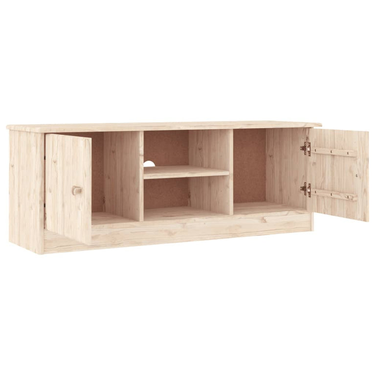 TV-meubel ALTA 112x35x41 cm massief grenenhout MeubelReus