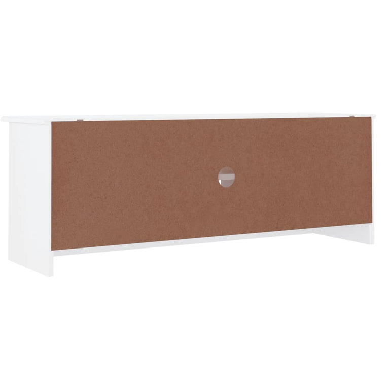 TV-meubel ALTA 112x35x41 cm massief grenenhout wit MeubelReus