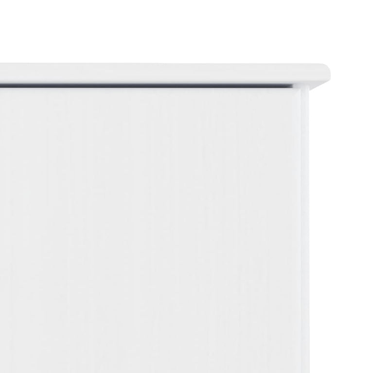 TV-meubel ALTA 112x35x41 cm massief grenenhout wit MeubelReus