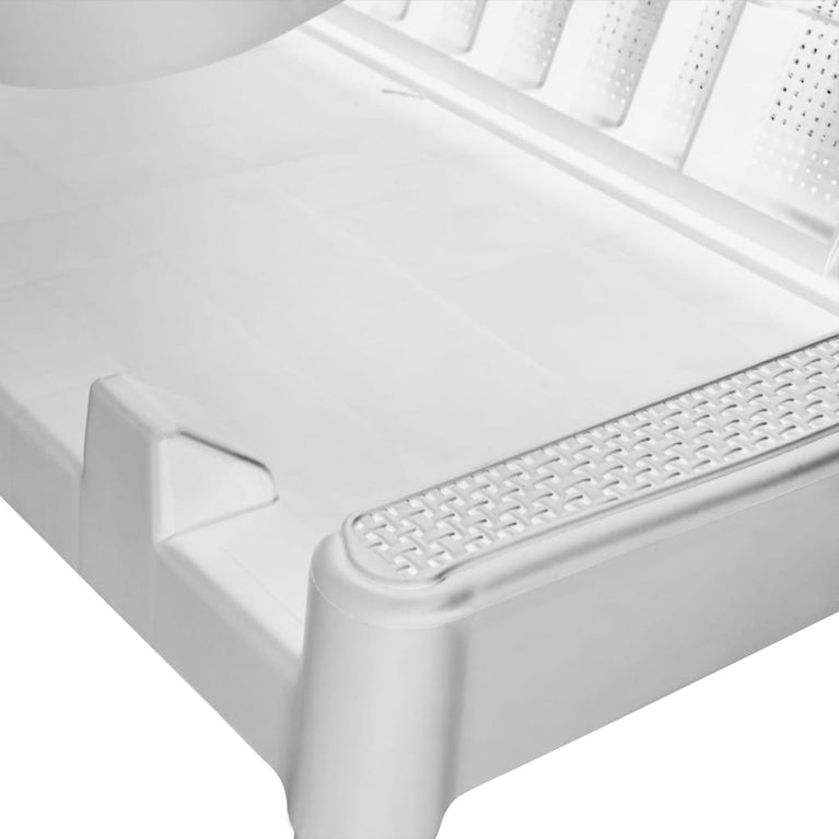 Ligbed 186x60x29 cm polypropeen wit