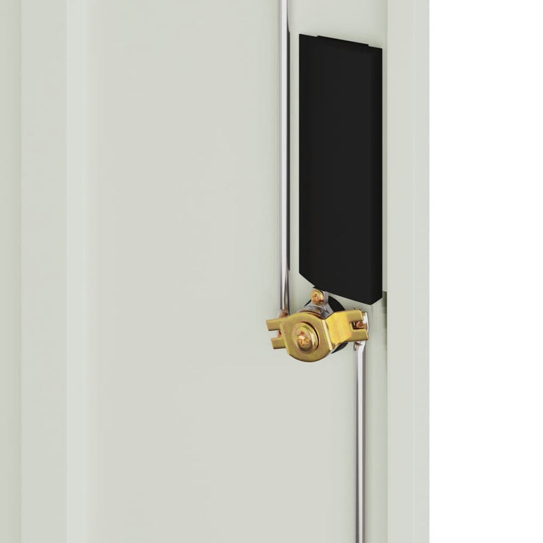 Archiefkast 79x40x90 cm staal lichtgrijs MeubelReus