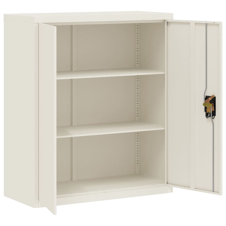 Archiefkast 90x40x105 cm staal wit MeubelReus