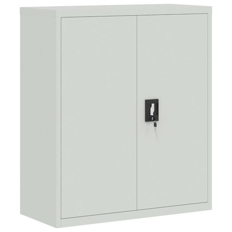 Archiefkast 90x40x105 cm staal lichtgrijs MeubelReus