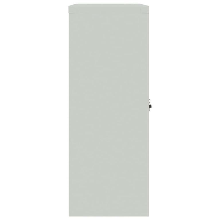 Archiefkast 90x40x105 cm staal lichtgrijs MeubelReus