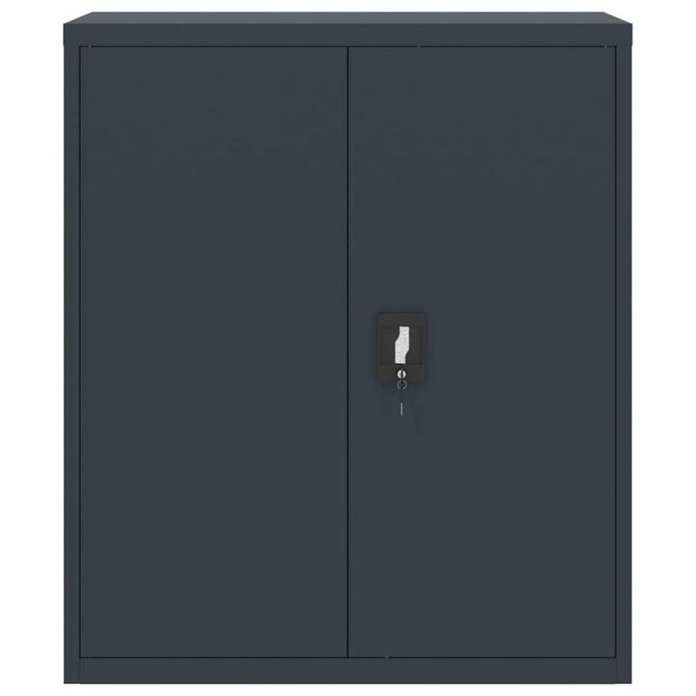 Archiefkast 90x40x105 cm staal antracietkleurig MeubelReus
