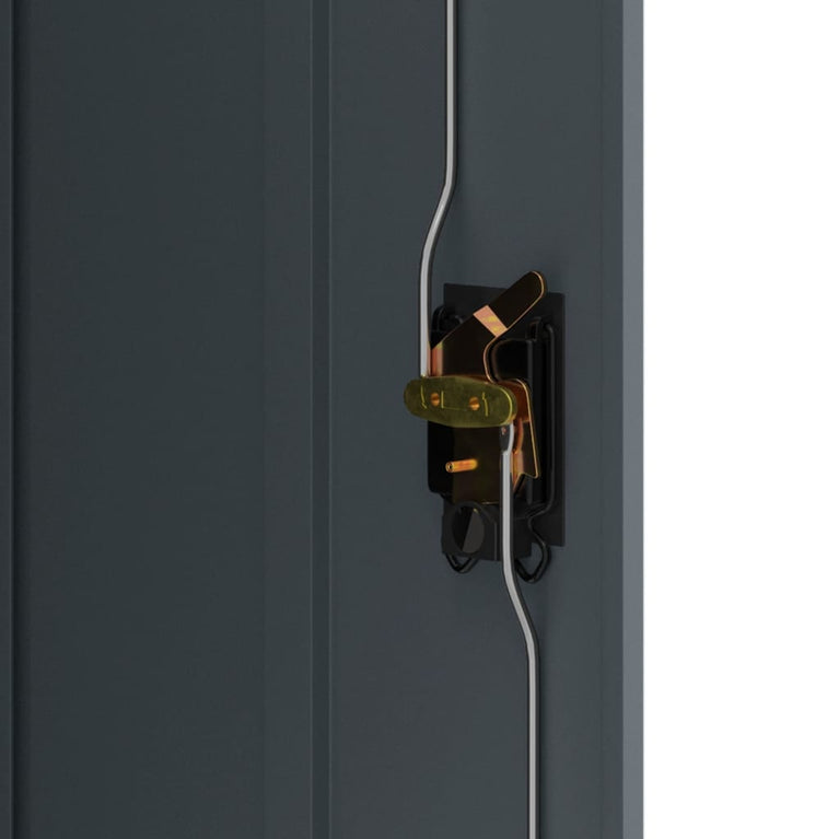 Archiefkast 90x40x105 cm staal antracietkleurig MeubelReus