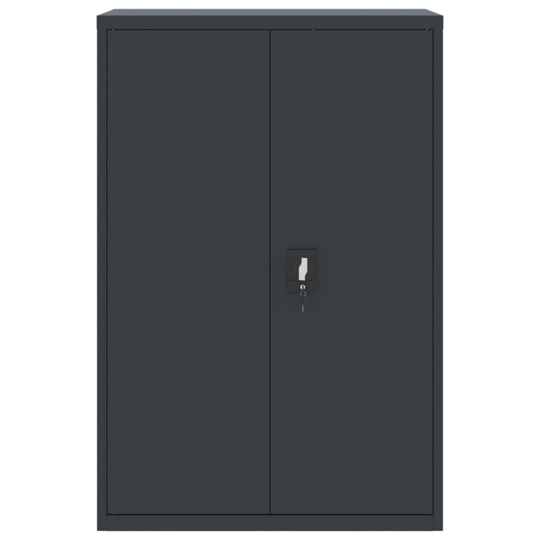 Archiefkast 90x40x140 cm staal antracietkleurig MeubelReus